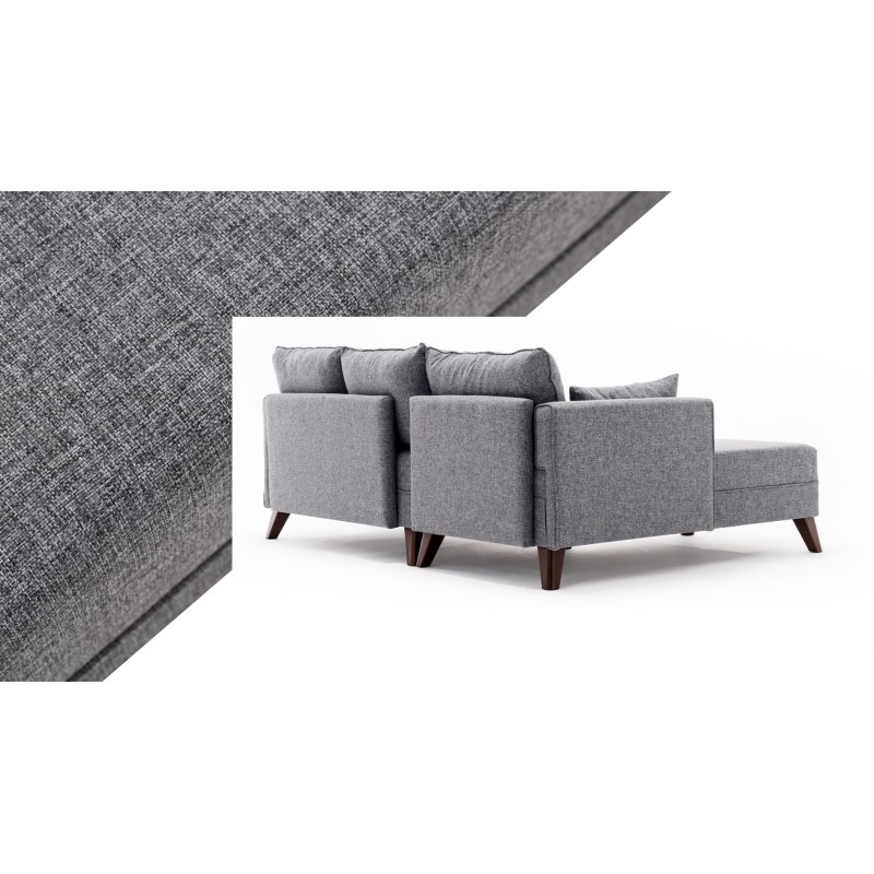 Atelier del Sofa Corner Sofa-Bed Bella Corner Sofa Left 2 Grey