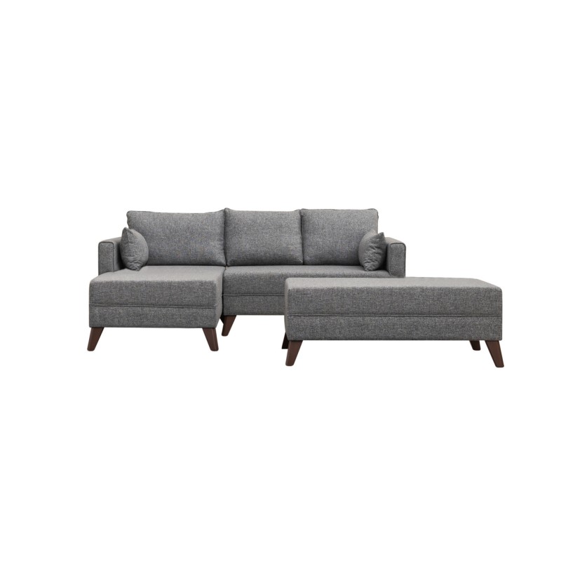 Atelier del Sofa Corner Sofa-Bed Bella Corner Sofa Left 2 Grey