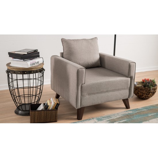 1-Seat Sofa Bella Armchair - Cream Cream Atelier del Sofa 1-Seat Sofa Bella Armchair - Cream Cream