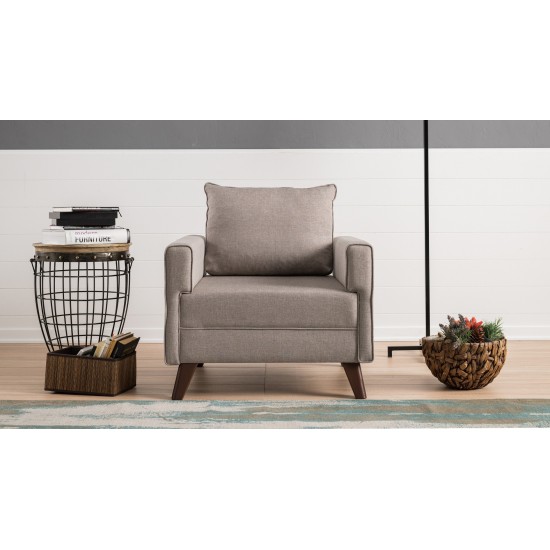 1-Seat Sofa Bella Armchair - Cream Cream Atelier del Sofa 1-Seat Sofa Bella Armchair - Cream Cream