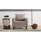 1-Seat Sofa Bella Armchair - Cream Cream Atelier del Sofa 1-Seat Sofa Bella Armchair - Cream Cream