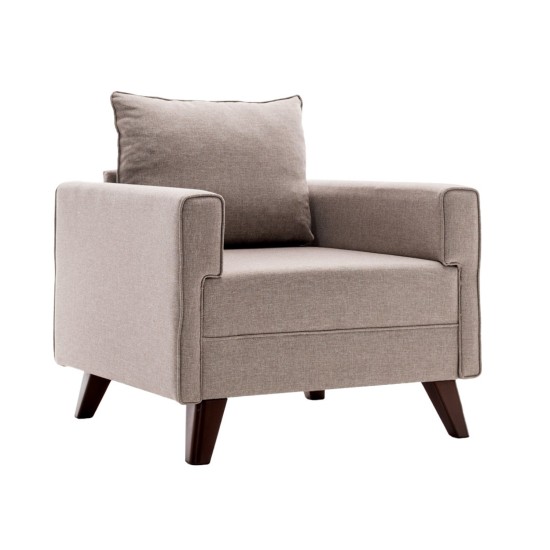 1-Seat Sofa Bella Armchair - Cream Cream Atelier del Sofa 1-Seat Sofa Bella Armchair - Cream Cream