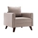 1-Seat Sofa Bella Armchair - Cream Cream Atelier del Sofa 1-Seat Sofa Bella Armchair - Cream Cream