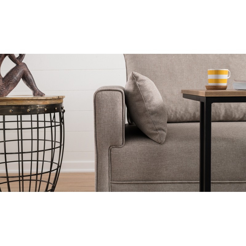 Διθέσιος Καναπές - Bella - Χρώμα Clater Cream - 177x81x85εκ