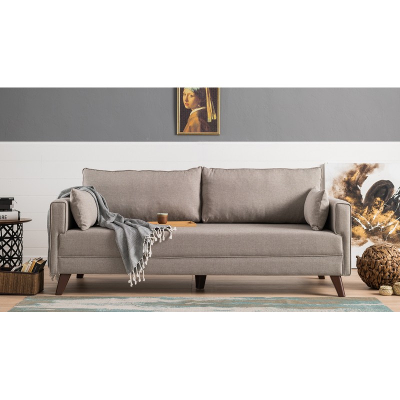 Atelier del Sofa 3-Seat Sofa-Bed Bella Sofa Bed - Cream Cream