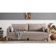 Atelier del Sofa 3-Seat Sofa-Bed Bella Sofa Bed - Cream Cream