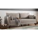 Atelier del Sofa 3-Seat Sofa-Bed Bella Sofa Bed - Cream Cream