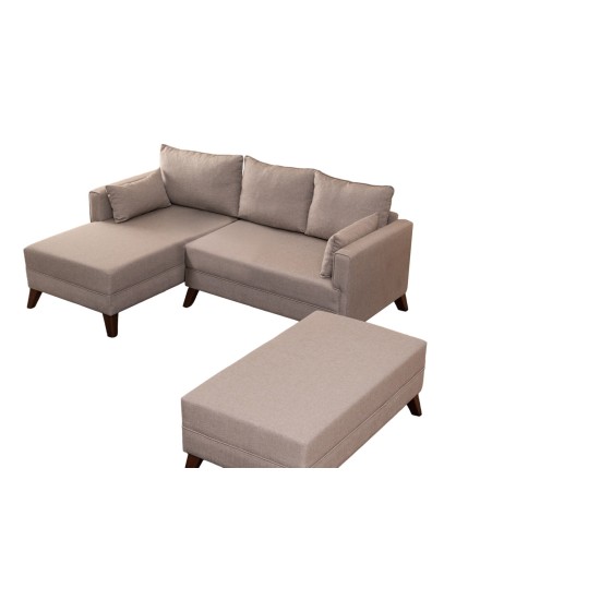 Corner Sofa-Bed Bella Corner Sofa Left 2 - Cream Cream Atelier del Sofa Corner Sofa-Bed Bella Corner Sofa Left 2 - Cream Cream