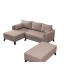 Corner Sofa-Bed Bella Corner Sofa Left 2 - Cream Cream Atelier del Sofa Corner Sofa-Bed Bella Corner Sofa Left 2 - Cream Cream