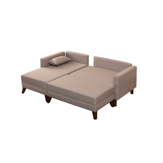 Corner Sofa-Bed Bella Corner Sofa Left 2 - Cream Cream Atelier del Sofa Corner Sofa-Bed Bella Corner Sofa Left 2 - Cream Cream