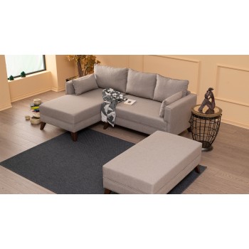 Corner Sofa-Bed Bella Corner Sofa Left 2 - Cream Cream