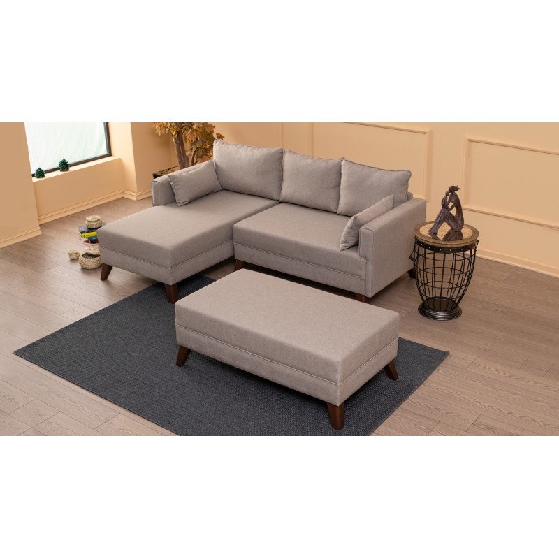 Atelier del Sofa Corner Sofa-Bed Bella Corner Sofa Left 2 - Cream Cream