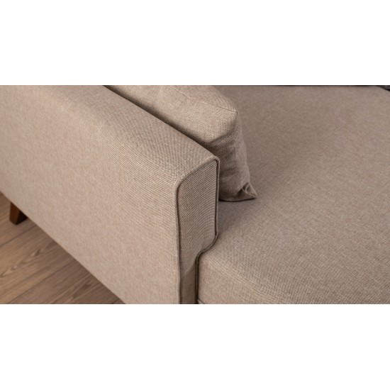 Corner Sofa-Bed Bella Corner Sofa Left 2 - Cream Cream Atelier del Sofa Corner Sofa-Bed Bella Corner Sofa Left 2 - Cream Cream