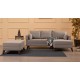 Corner Sofa-Bed Bella Corner Sofa Right 2 - Cream Cream Atelier del Sofa Corner Sofa-Bed Bella Corner Sofa Right 2 - Cream Cream