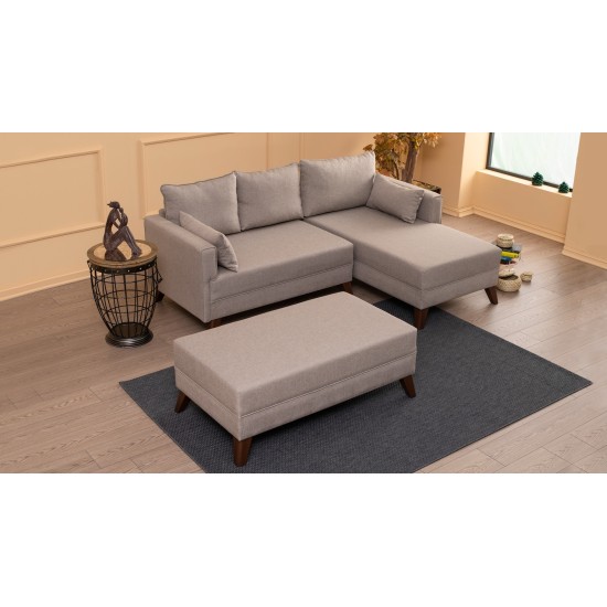 Corner Sofa-Bed Bella Corner Sofa Right 2 - Cream Cream Atelier del Sofa Corner Sofa-Bed Bella Corner Sofa Right 2 - Cream Cream