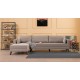 Atelier del Sofa Corner Sofa Bella Corner Sofa Left 1 - Cream Cream