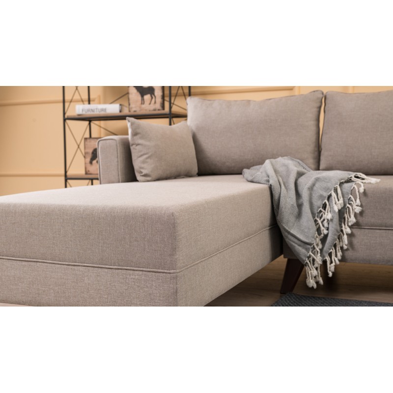 Atelier del Sofa Corner Sofa Bella Corner Sofa Left 1 - Cream Cream