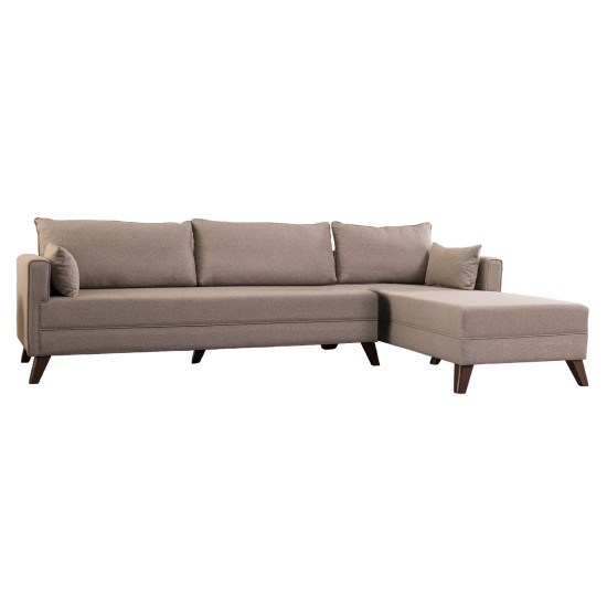 Atelier del Sofa Corner Sofa Bella Corner Sofa Right 1 - Cream Cream