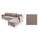 Atelier del Sofa Corner Sofa Bella Corner Sofa Right 1 - Cream Cream
