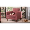 Atelier del Sofa 1-Seat Sofa Bella Armchair - Claret Red Claret Red