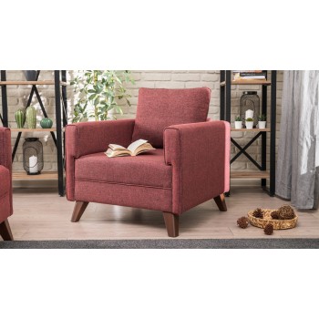 1-Seat Sofa Bella Armchair - Claret Red Claret Red