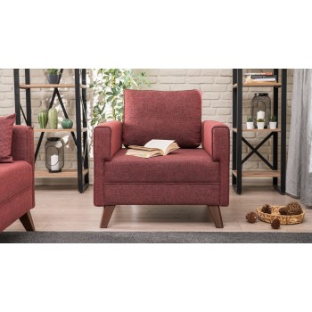 1-Seat Sofa Bella Armchair - Claret Red Claret Red