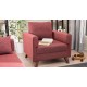 1-Seat Sofa Bella Armchair - Claret Red Claret Red Atelier del Sofa 1-Seat Sofa Bella Armchair - Claret Red Claret Red