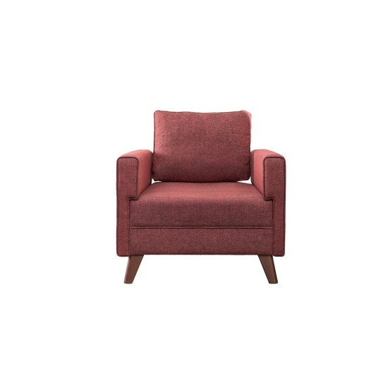 1-Seat Sofa Bella Armchair - Claret Red Claret Red Atelier del Sofa 1-Seat Sofa Bella Armchair - Claret Red Claret Red
