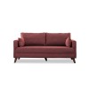 Διθέσιος Καναπές - Bella - Χρώμα Clater Κόκκινο