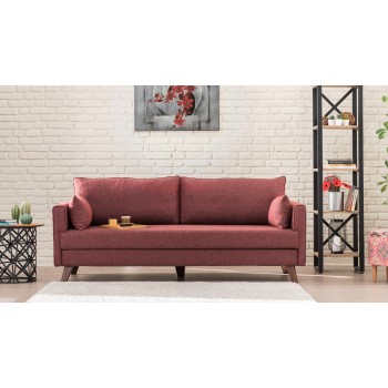 3-Seat Sofa Bella Sofa For 3 Pr - Claret Red Claret Red