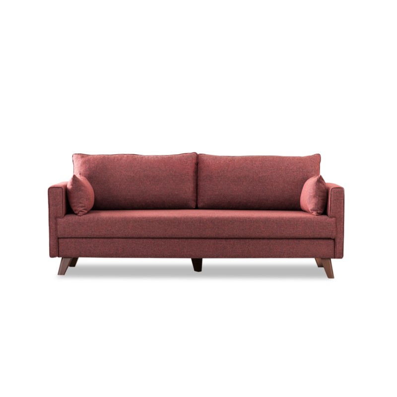 Atelier del Sofa 3-Seat Sofa Bella Sofa For 3 Pr - Claret Red Claret Red