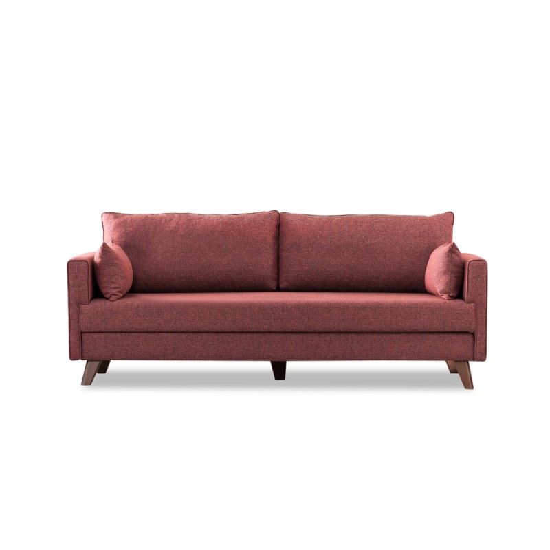 Atelier del Sofa 3-Seat Sofa-Bed Bella Sofa Bed - Claret Red Claret Red