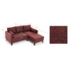Atelier del Sofa Corner Sofa-Bed Bella Corner Sofa Right 2 - Claret Red Claret Red