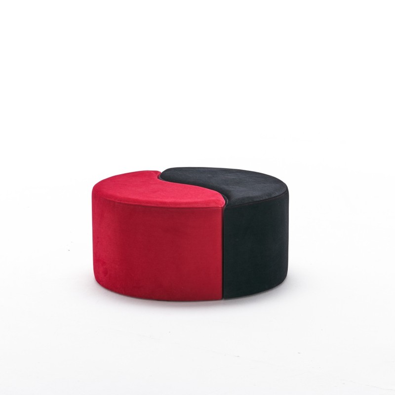 Atelier del Sofa Pouffe Alis Puf - Red, Black Black
Red