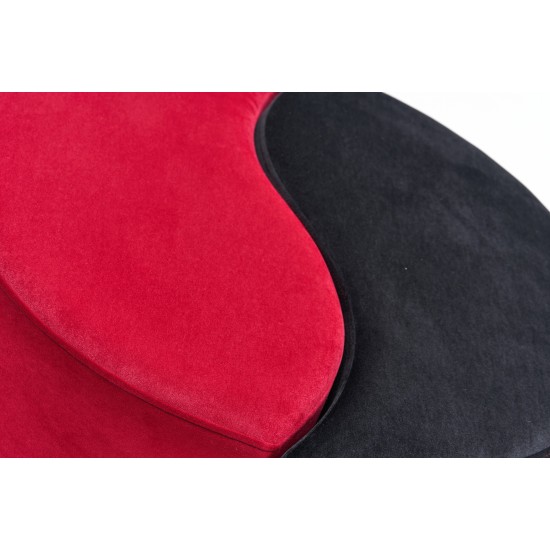 Atelier del Sofa Pouffe Alis Puf - Red, Black Black
Red