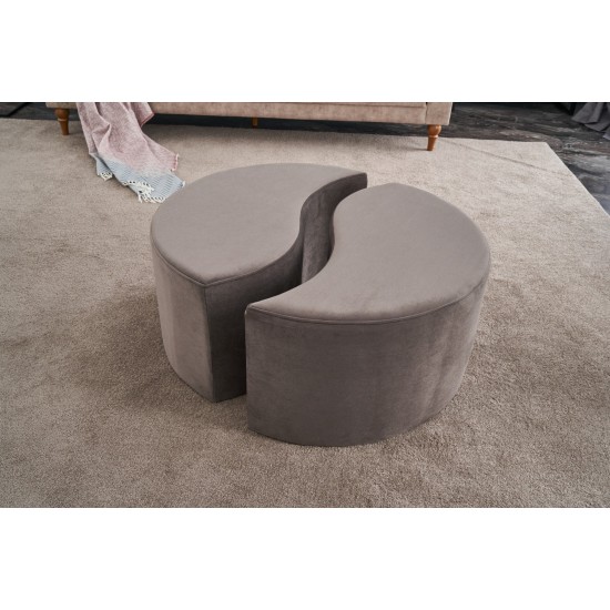 Pouffe Alis Puf - Mink Mink Atelier del Sofa Pouffe Alis Puf - Mink Mink