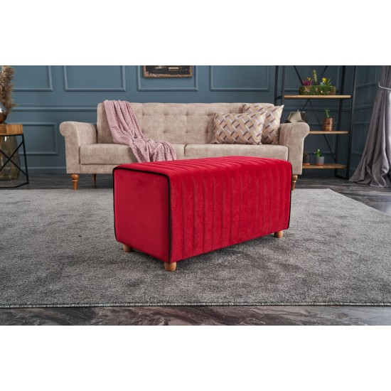 Pouffe Mabel Puf - Red Red Atelier del Sofa Pouffe Mabel Puf - Red Red