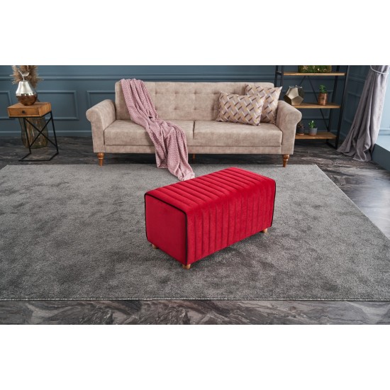 Pouffe Mabel Puf - Red Red Atelier del Sofa Pouffe Mabel Puf - Red Red