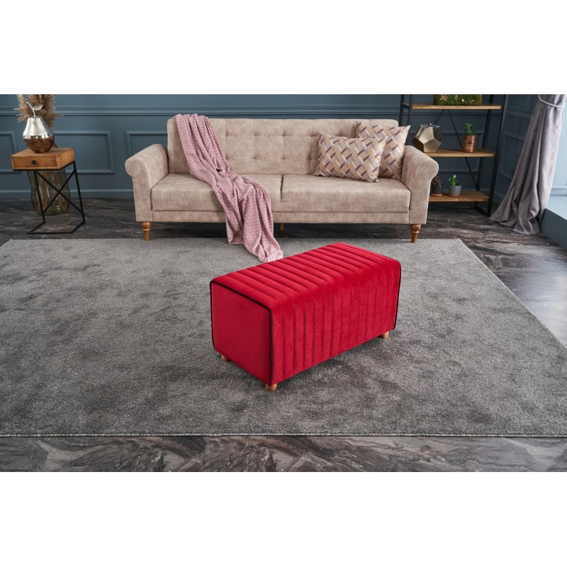 Atelier del Sofa Pouffe Mabel Puf - Red Red