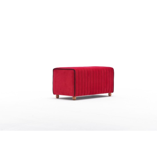 Pouffe Mabel Puf - Red Red Atelier del Sofa Pouffe Mabel Puf - Red Red