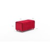 Atelier del Sofa Pouffe Mabel Puf - Red Red