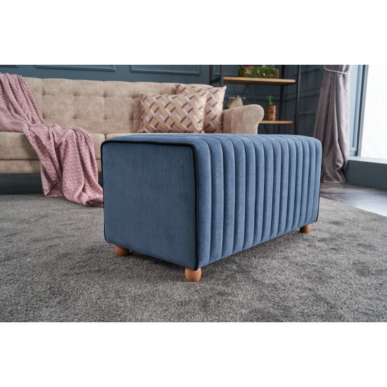Pouffe Mabel Puf - Blue Blue Atelier del Sofa Pouffe Mabel Puf - Blue Blue
