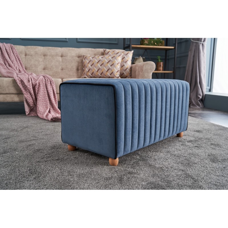 Atelier del Sofa Pouffe Mabel Puf - Blue Blue