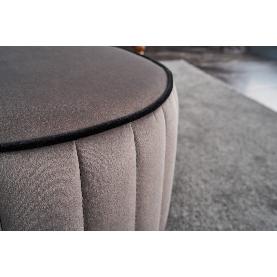 Pouffe Rose Puf - Grey Grey Atelier del Sofa Pouffe Rose Puf - Grey Grey