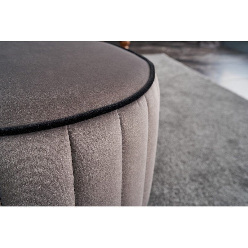 Atelier del Sofa Pouffe Rose Puf - Grey Grey