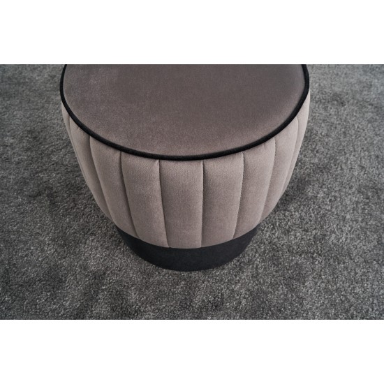 Pouffe Rose Puf - Grey Grey Atelier del Sofa Pouffe Rose Puf - Grey Grey