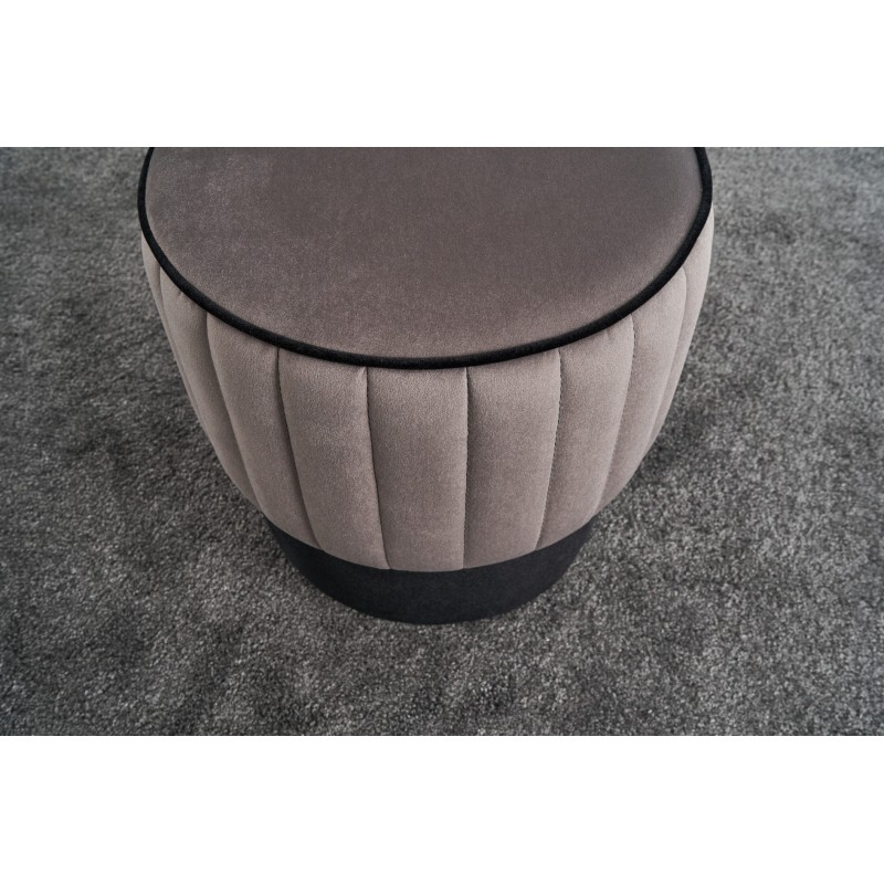 Atelier del Sofa Pouffe Rose Puf - Grey Grey