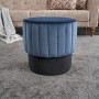 Pouffe Rose Puf - Blue Blue