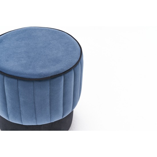 Pouffe Rose Puf - Blue Blue Atelier del Sofa Pouffe Rose Puf - Blue Blue