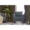 Atelier del Sofa 1-Seat Sofa Bella Soft Tekli Koltuk - Blue Blue